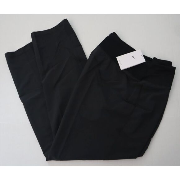 Nike FB7044-010 Women's Sz M Black Dri-FIT Swift Mid-Rise Running Pants - Picture 10 of 13